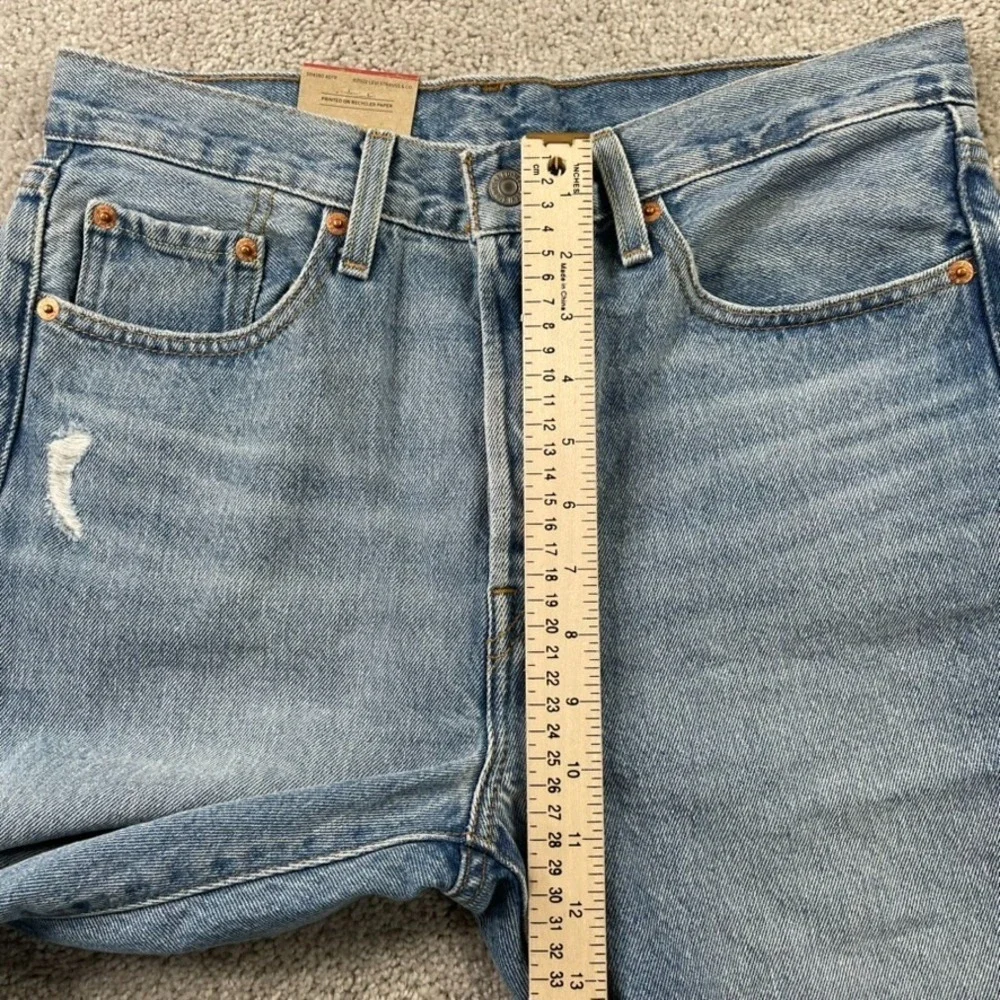 Levis‎ Jeans Womens 28 Blue 501 S Skinny Button Fly High Rise Denim NEW NWT